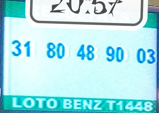 Les résultats du loto benz tirage 1448
