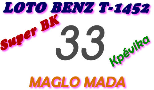 Pronostic Lotto Benz tirage 1452