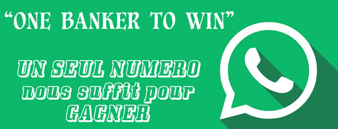 One banker to win on lotto. Un seul numéro vous suffit pour gagner au Loto