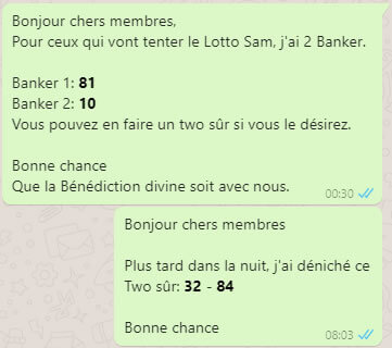 Pronostic du groupe One Banker to Win pour le lotto SAM tirage 95