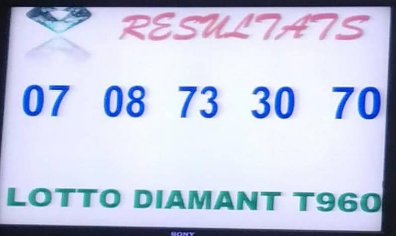Les numéros gagnants au loto Diamant tirage 960 de ce lundi 08 juillet 2019.