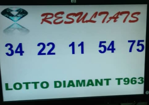 Numéros gagnants lotto Diamant tirage 963