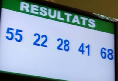 Numéros gagnants du lotto Sam 119