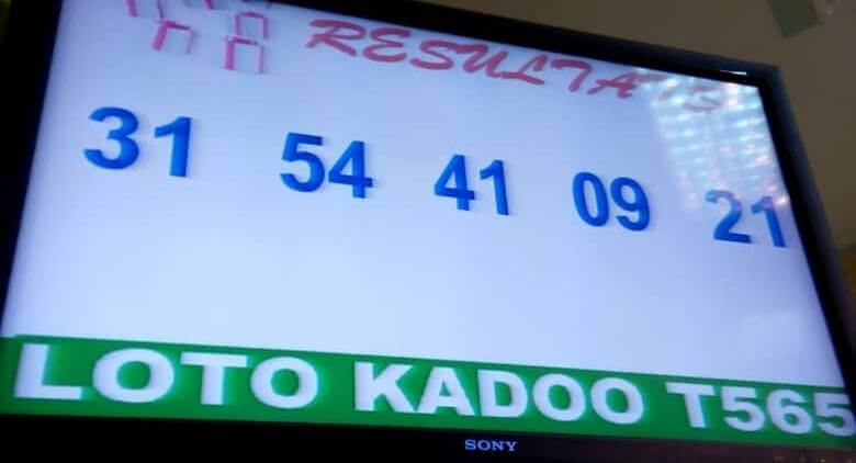 Numéros gagnants du lotto Kadoo tirage 565