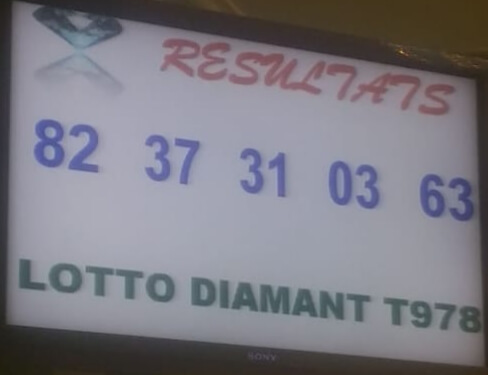 Numéros gagnants du lotto Diamant tirage 978