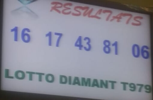 Numéros gagnants du loto Diamant tirage 979