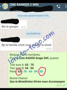 Pronostics du groupe "ONE BANKER TO WIN" pour le loto Kadoo tirage 569.
Félicitations