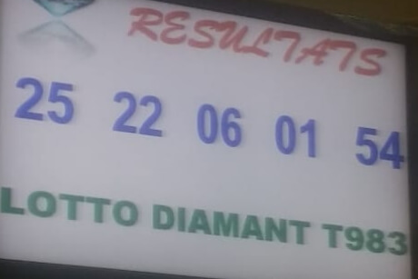 Numeros gagnants lotto Diamant tirage 973