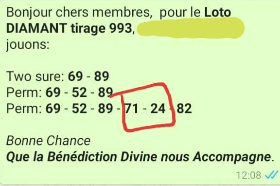 Pronostics lotto Diamant tirage 993 Pronostics pour le lotto Diamant tirage 993