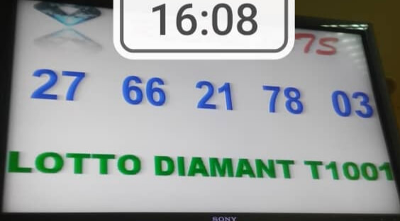 Numéros gagnants ou résultats du lotto Diamant tirage 1001