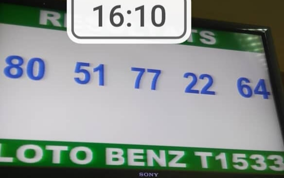 Résultats loto Benz tirage 1533
80 - 51 - 77 - 22 - 64