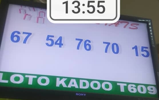 Les numéros gagnants ou résultats du loto Kadoo tirage 609