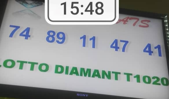 Numéros gagnants du lotto Diamant tirage 1020