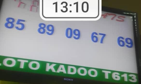 Numéros gagnants du lotto Kadoo tirage 613