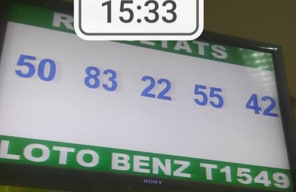 Résultats du loto Benz tirage 1549