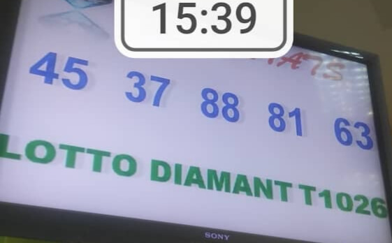 Numéros gagnants du lotto Diamant tirage 1026