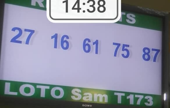 Numéros gagnants du loto Sam tirage 173