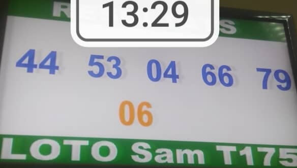 Résultats du loto SAM tirage 175
