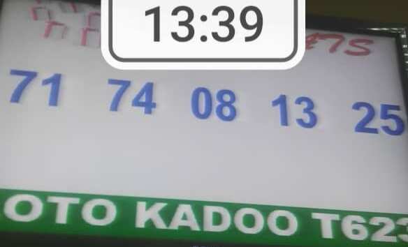 Numéros gagnants du loto Kadoo tirage 623