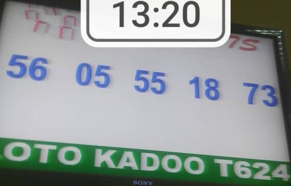 Numéros gagnants du loto Kadoo tirage 624
