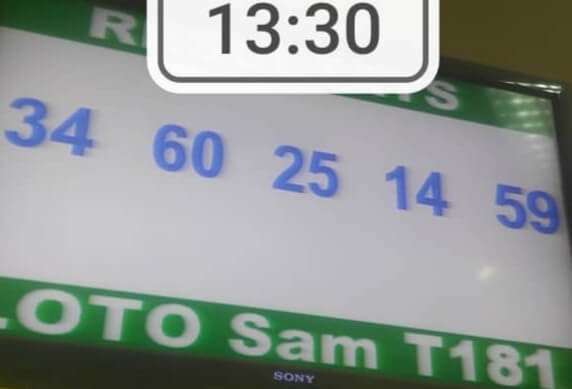 Numéros gagnants loto Sam tirage 181