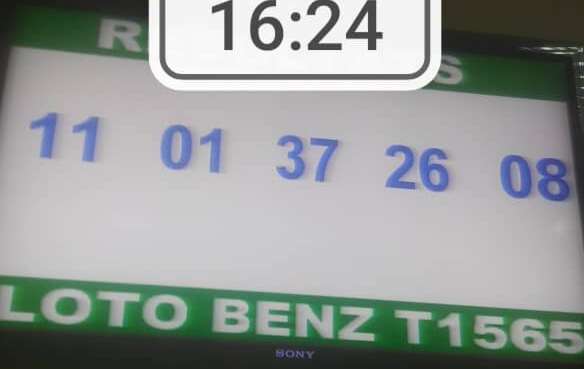 Numéros gagnants du loto Benz tirage 1565