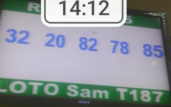 Numros gagnants du loto SAM tirage 187