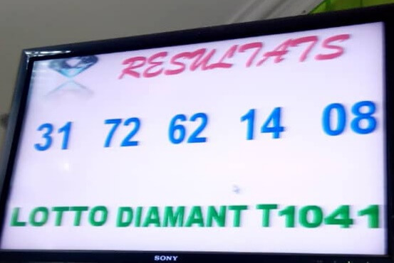 Numéros gagnants du lotto Diamant tirage 1041
