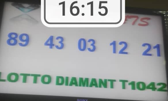 Numéros gagnants du loto Diamant tirage 1042