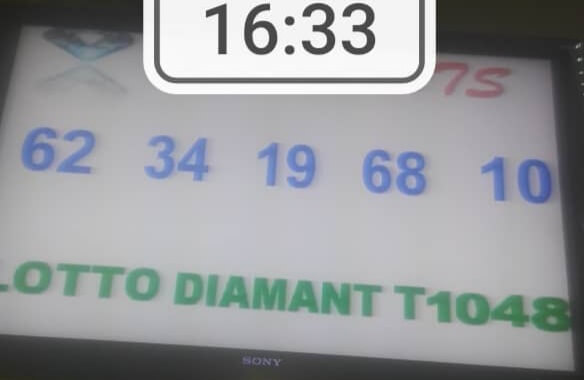 Numéros gagnants du lotto Diamant tirage 1048