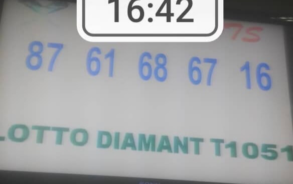 Numéros gagnants du lotto Diamant tirage 1051