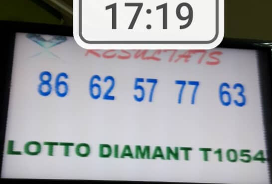 Numéros gagnants du lotto Diamant tirage 1054