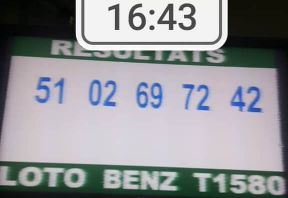 Numéros gagnants du loto Benz tirage 1580