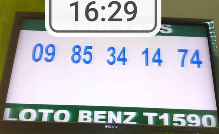 Résultats du loto Benz tirage 1590