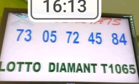 Résultats du lotto Diamant tirage 1065