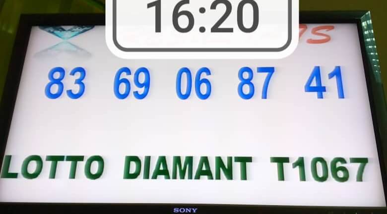 Résultats du lotto Diamant tirage 1067