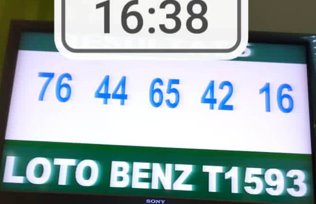 Résultats du loto Benz tirage 1593