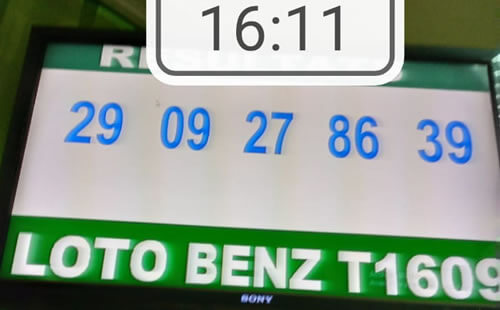 Résultats du loto Benz tirage 1609