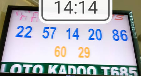 Résultats du loto Kadoo tirage 685