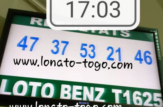 Résultats du loto Benz tirage 1625