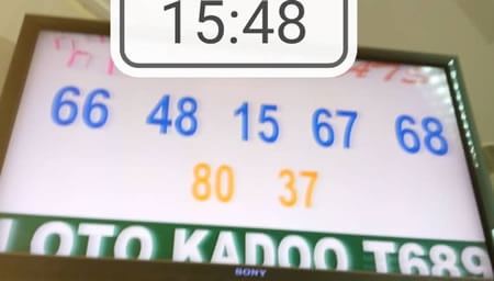 Résultats du loto Kadoo tirage 689