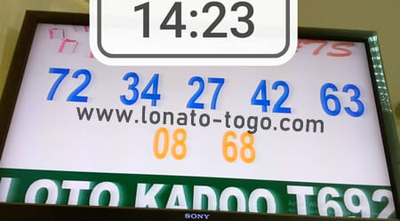 Numéros gagnants du loto Kadoo tirage 692