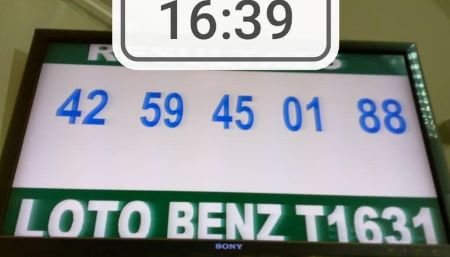 Résultats du loto Benz tirage 1631