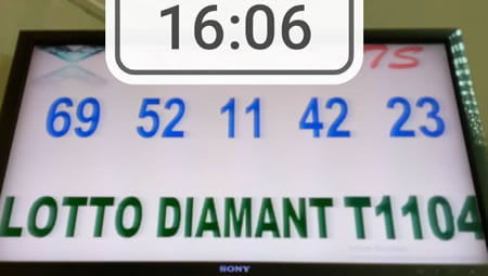 Résultats du lotto Diamant tirage 1104