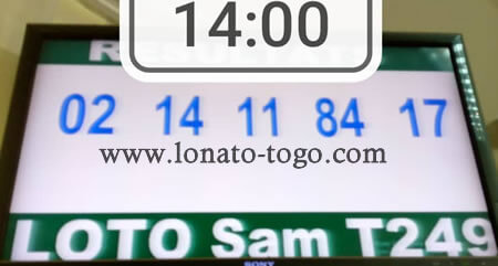 Résultats du loto SAM tirage 249