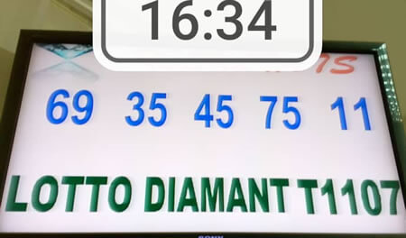 Résultats du lotto Diamant tirage 1107