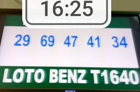 Résultats du loto Benz tirage 1640