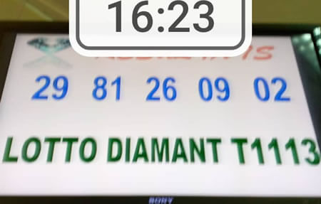 Résultats du lotto Diamant tirage 1113