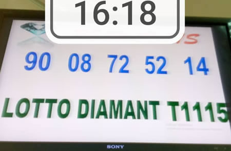 Résultats du lotto Diamant tirage 1115