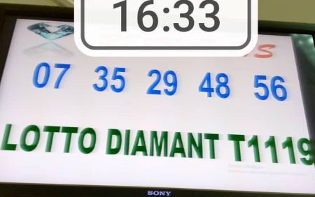 Résultats du lotto Diamant tirage 1119